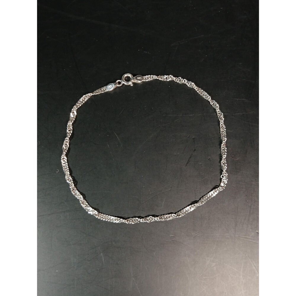 Sterling Silver 925 IBB Italy Chain Bracelet 8.875in